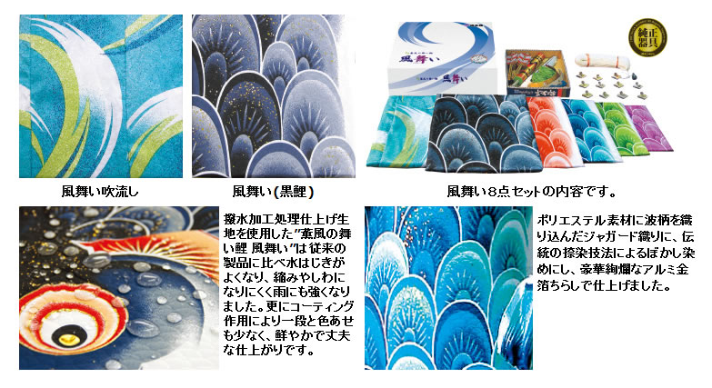 鯉のぼり風舞い